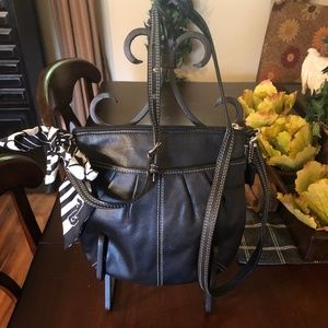 Coach Cross-body Black Leather